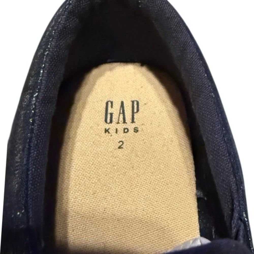 Gap Kids Flippy Sequin Slip-On Sneakers Navy Blue